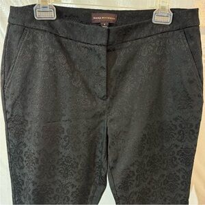 Dana Buchman Black Textured Trousers